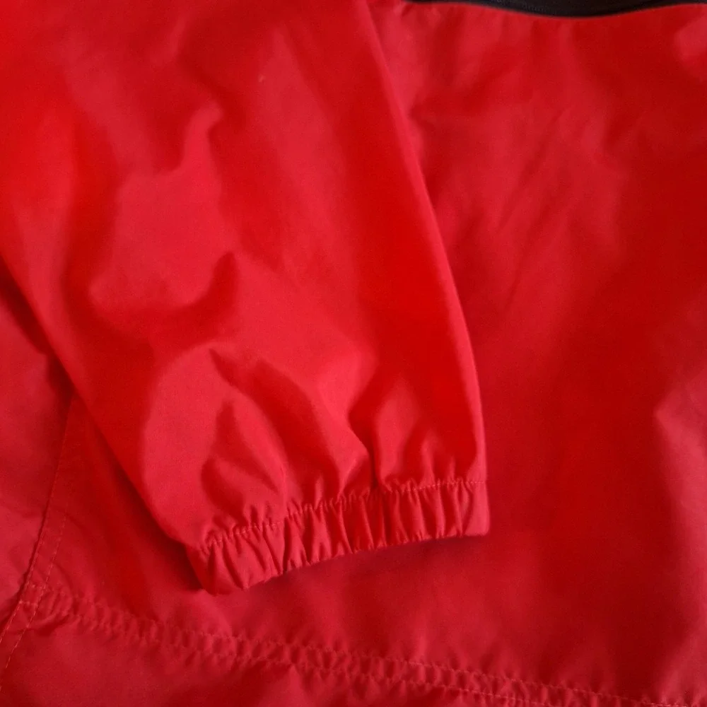 VTG‎ L.L. Bean Anorak Nylon Pullover Windbreaker Jacket Mens LT Red Hiking Camp